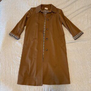 Sezane Clyde Trench Coat in Camel